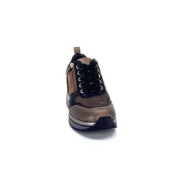 Ivoire0130a Ivoire 6Q4954 Cuir Bronze*Femme Baskets