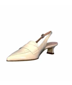Ivoire0532 Ivoire R4232 Cuir Creme Conchiglia*Femme Escarpins