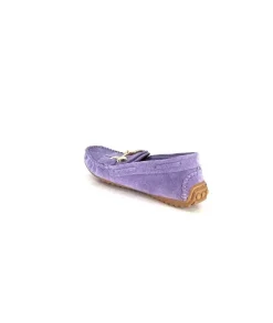 gloria Ivoire Rk13 Daim Lavande*Femme Mocassins