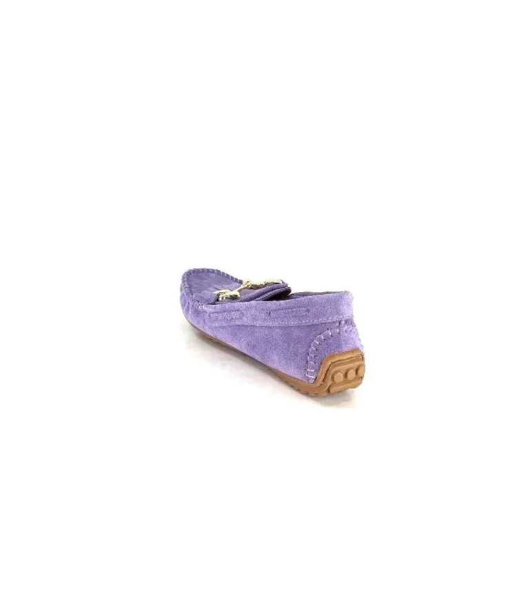 gloria Ivoire Rk13 Daim Lavande*Femme Mocassins