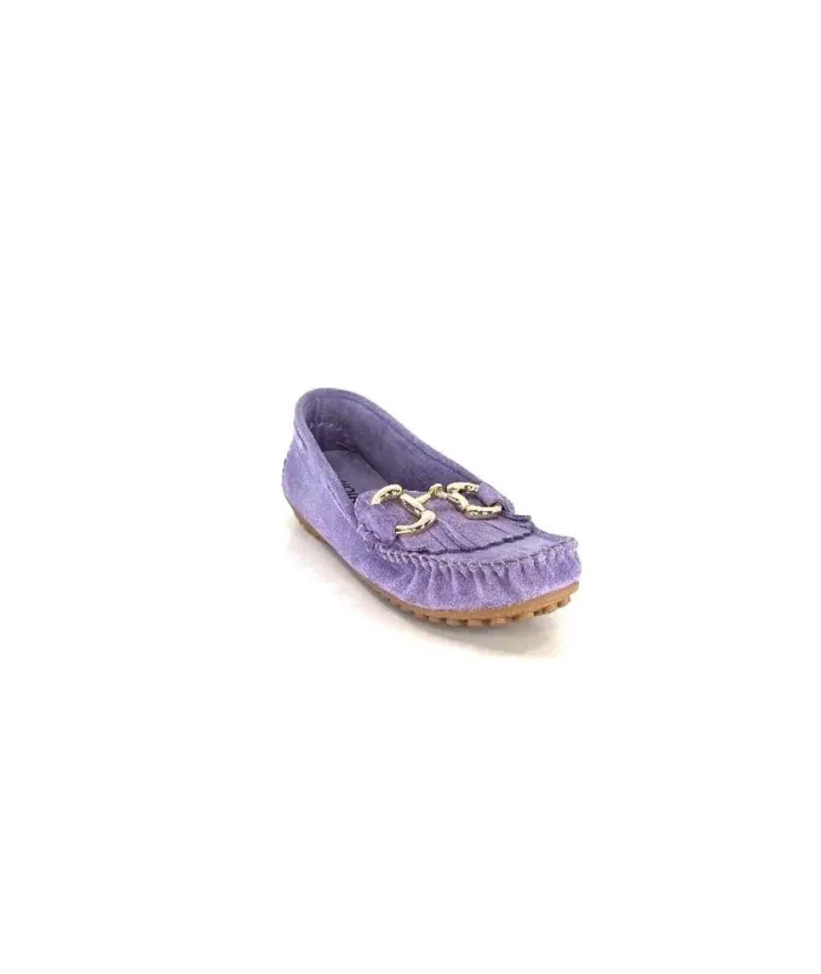 gloria Ivoire Rk13 Daim Lavande*Femme Mocassins