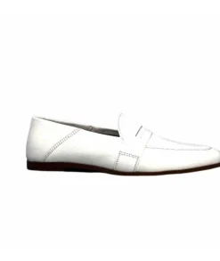 gloria Ivoire S05 Cuir Blanc*Femme Mocassins