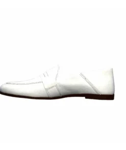 gloria Ivoire S05 Cuir Blanc*Femme Mocassins