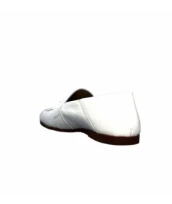gloria Ivoire S05 Cuir Blanc*Femme Mocassins