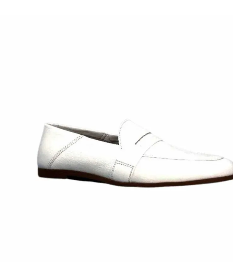 gloria Ivoire S05 Cuir Blanc*Femme Mocassins