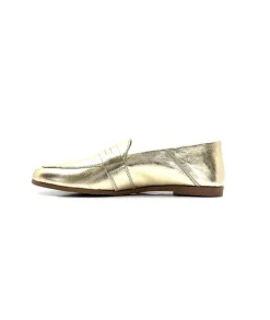 gloria Ivoire S05 Cuir Or*Femme Mocassins
