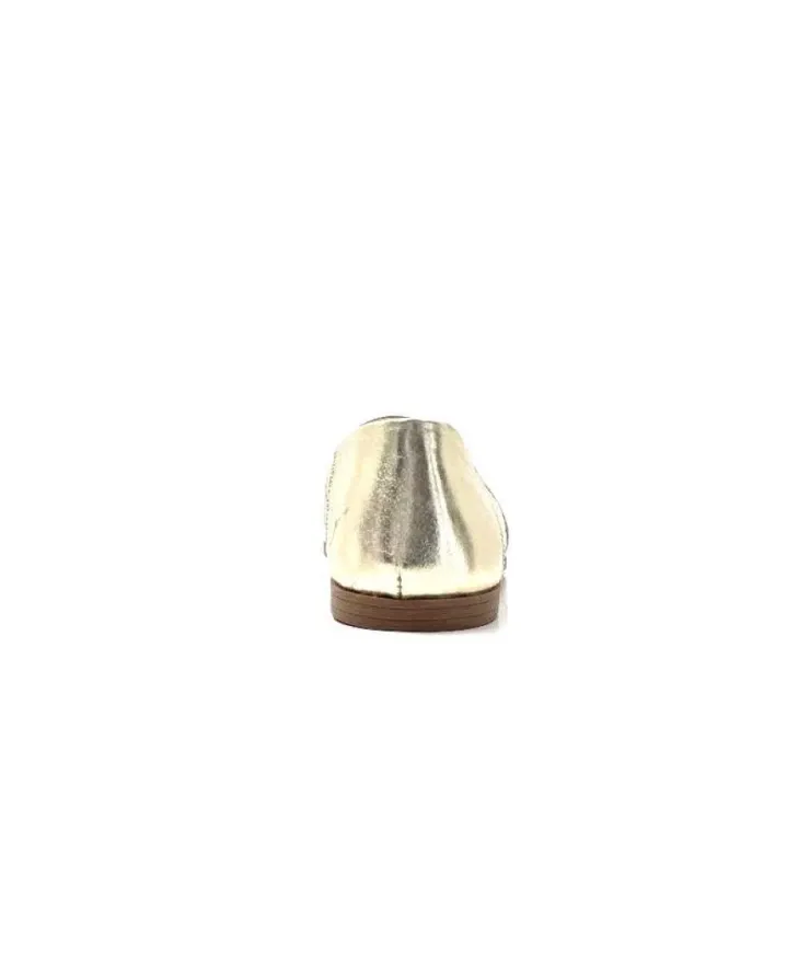 gloria Ivoire S05 Cuir Or*Femme Mocassins