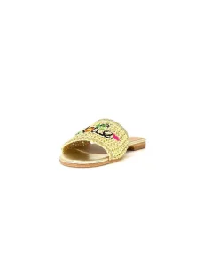 fiorina Ivoire S190 Raphia Beige*Femme Mules