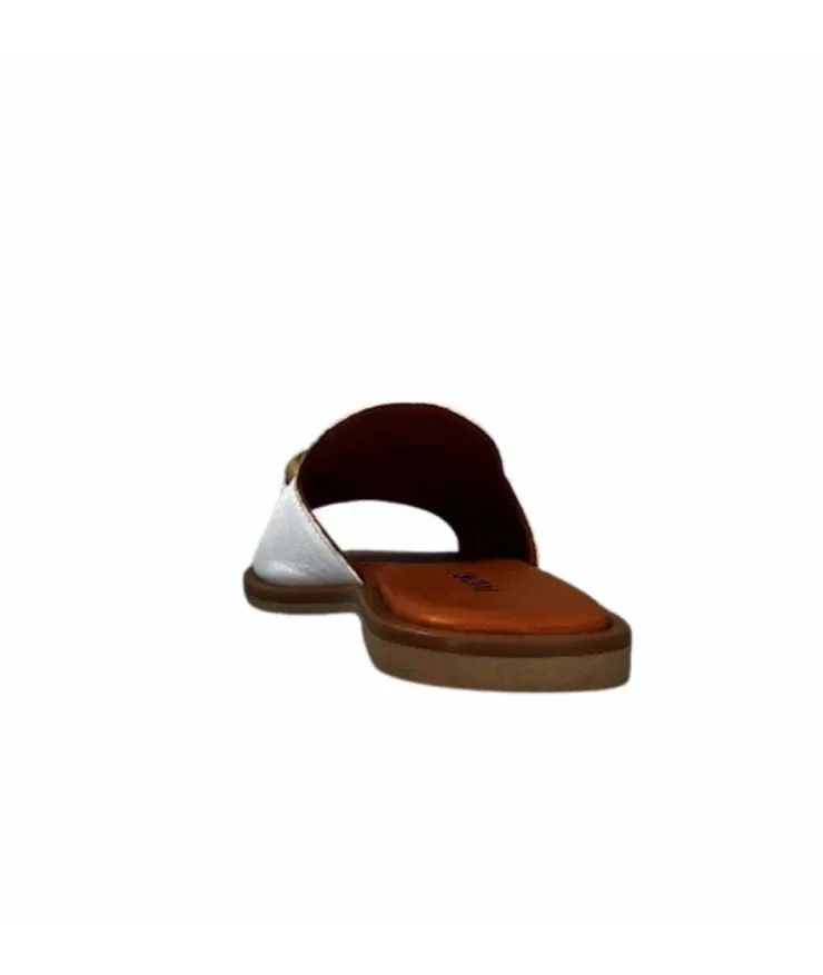 gloria Ivoire Tml 27 Cuir Blanc*Femme Mules