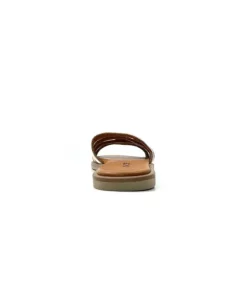 gloria Ivoire Tml 28 Cuir Blanc Or*Femme Mules