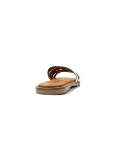 gloria Ivoire Tml 28 Cuir Blanc Or*Femme Mules