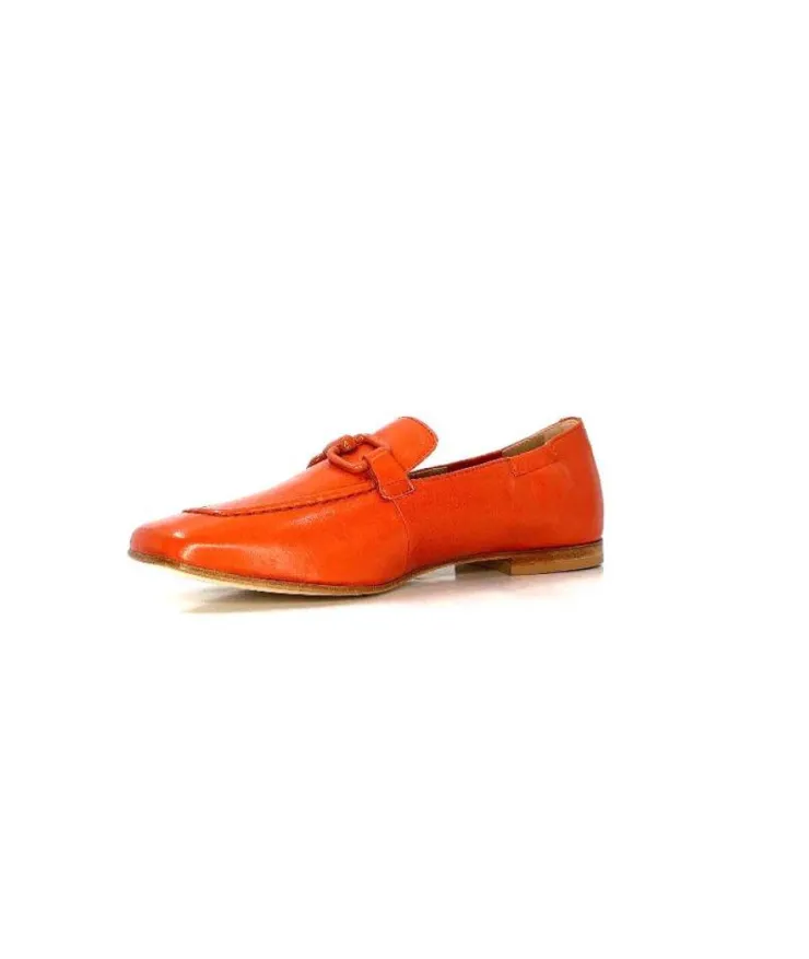 Triver Flight Ivoire 569.06 Cuir Rouille*Femme Mocassins