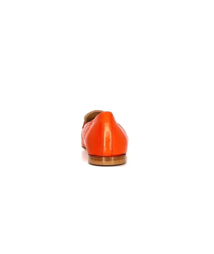 Triver Flight Ivoire 569.06 Cuir Rouille*Femme Mocassins