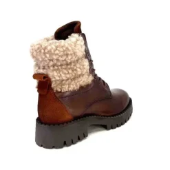 Ivoire0460a Ivoire Viyan Cuir Marron*Femme Bottines