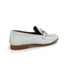 JHay 7259 Cuir Blanc*Femme Mocassins