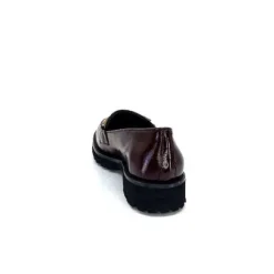 JHay 1155 Cuir Bordeaux*Femme Mocassins