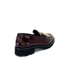 JHay 1155 Cuir Bordeaux*Femme Mocassins