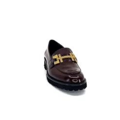 JHay 1155 Cuir Bordeaux*Femme Mocassins