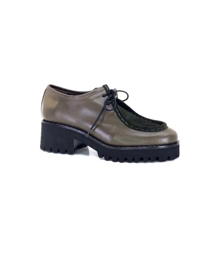 JHay J.Hay 8902 Cuir Kaki*Femme Lacets