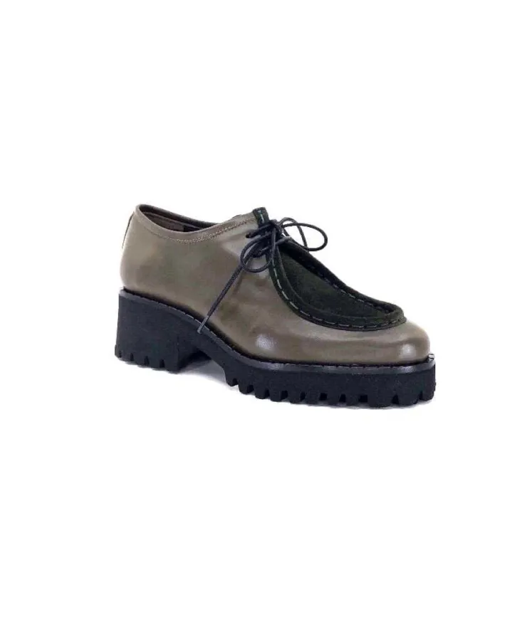 JHay J.Hay 8902 Cuir Kaki*Femme Lacets