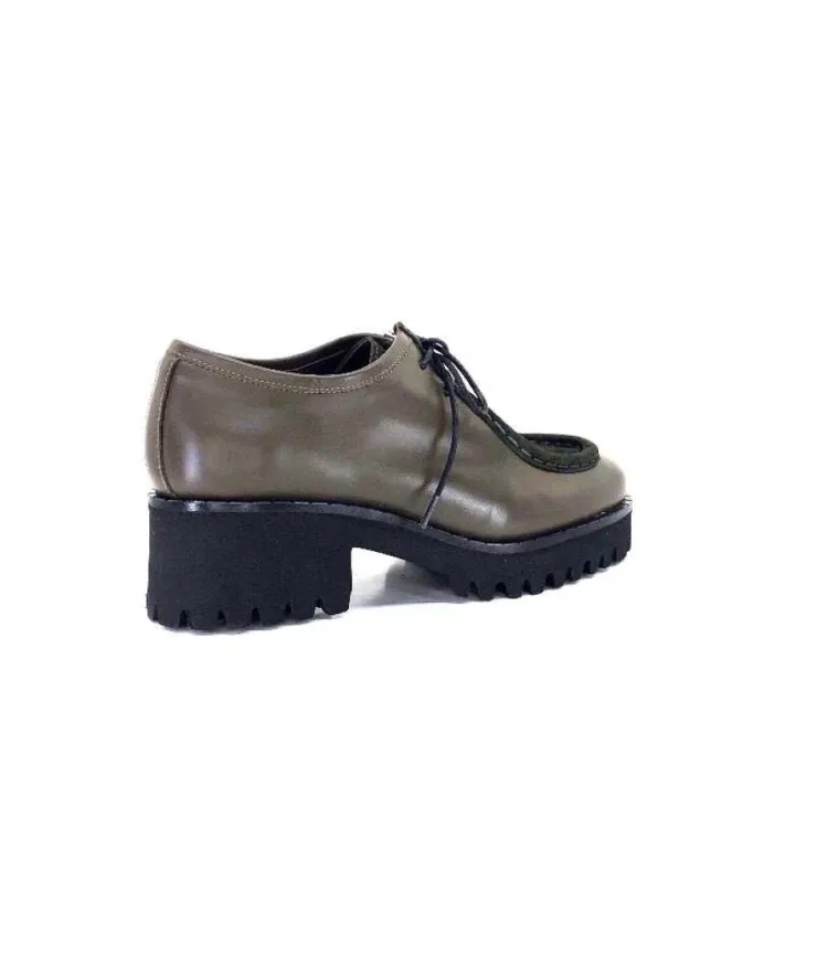JHay J.Hay 8902 Cuir Kaki*Femme Lacets