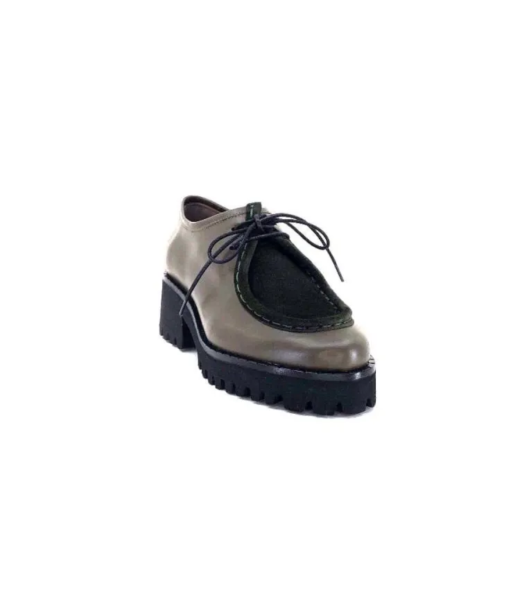 JHay J.Hay 8902 Cuir Kaki*Femme Lacets