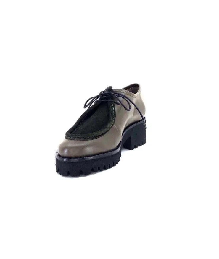 JHay J.Hay 8902 Cuir Kaki*Femme Lacets
