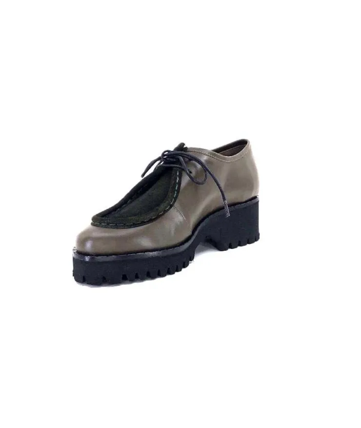 JHay J.Hay 8902 Cuir Kaki*Femme Lacets