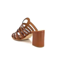 JHay 7672 Cuir Marron*Femme Mules