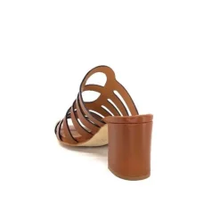 JHay 7672 Cuir Marron*Femme Mules