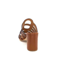 JHay 7672 Cuir Marron*Femme Mules