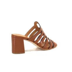 JHay 7672 Cuir Marron*Femme Mules