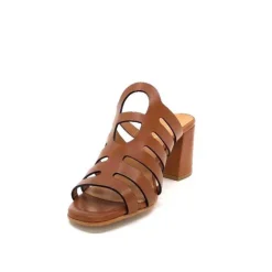 JHay 7672 Cuir Marron*Femme Mules
