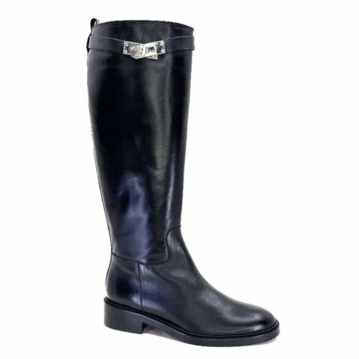 JHay J.Hay 1101 Cuir Noir*Femme Bottes