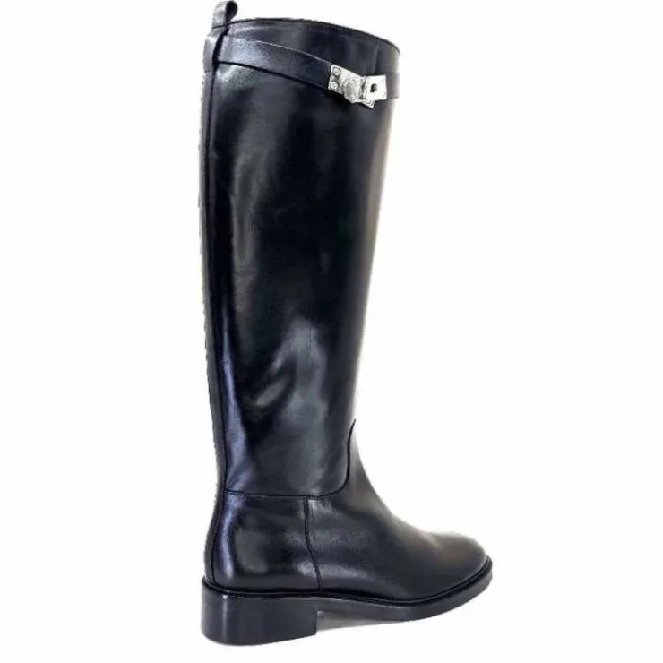 JHay J.Hay 1101 Cuir Noir*Femme Bottes