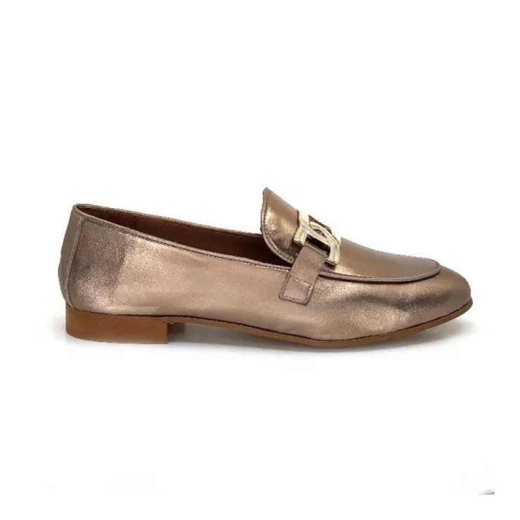 JHay 7259 Cuir Rose*Femme Mocassins