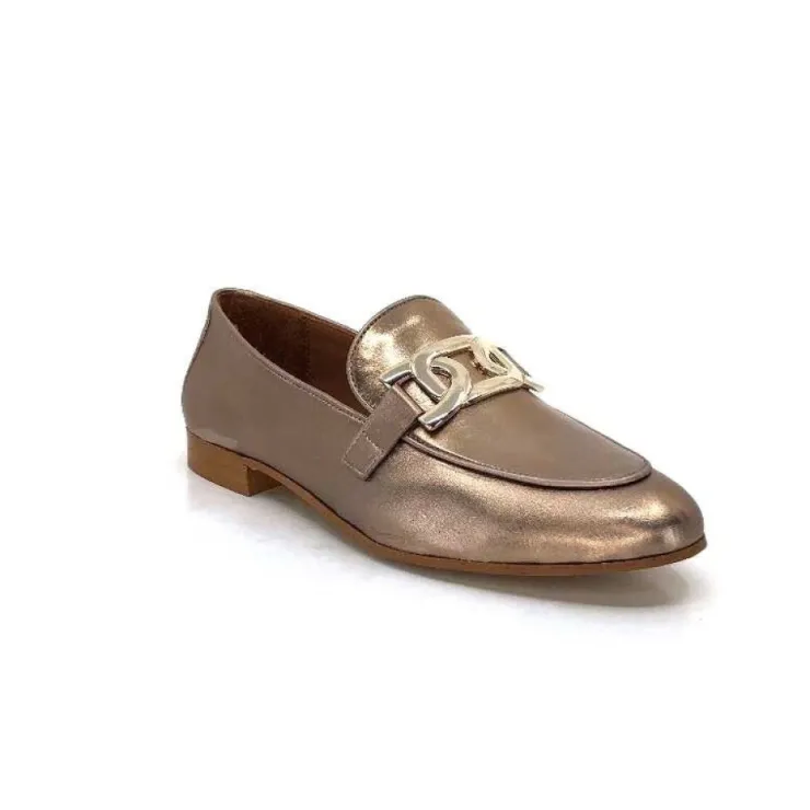 JHay 7259 Cuir Rose*Femme Mocassins