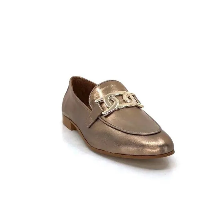 JHay 7259 Cuir Rose*Femme Mocassins