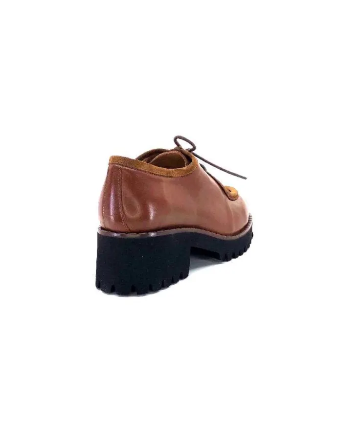 JHay J.Hay 8902 Cuir Tabaco*Femme Lacets