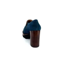 JHay 1425 Daim Vert Petrole*Femme Mocassins