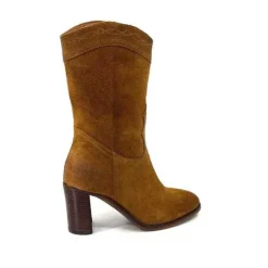 king 8212 Daim Camel*Femme Santiags