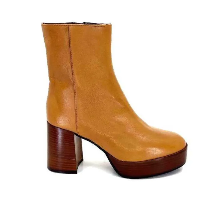 l'arianna Tr1556 Cuir Camel*Femme Bottines