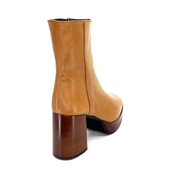 l'arianna Tr1556 Cuir Camel*Femme Bottines