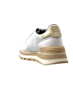 Liu.Jo Ba3121 Blanc & Or*Femme Baskets