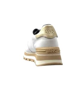 Liu.Jo Ba3121 Blanc & Or*Femme Baskets