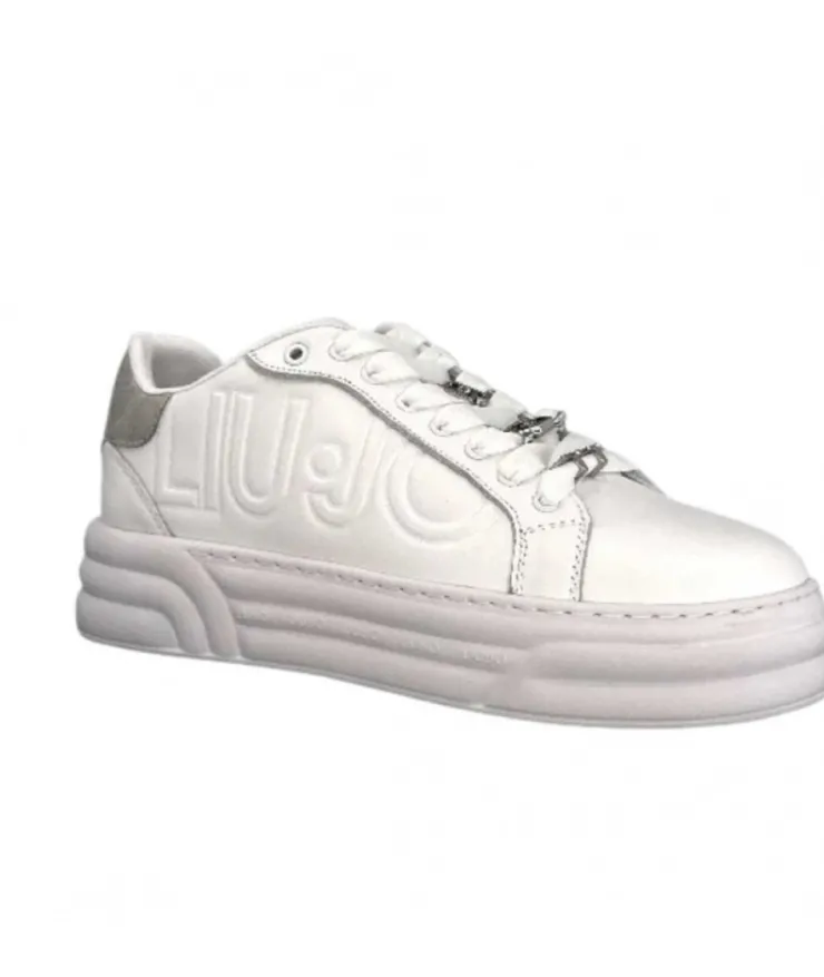 Liu.Jo Ba3005Px3320 Cuir Blanc*Femme Baskets