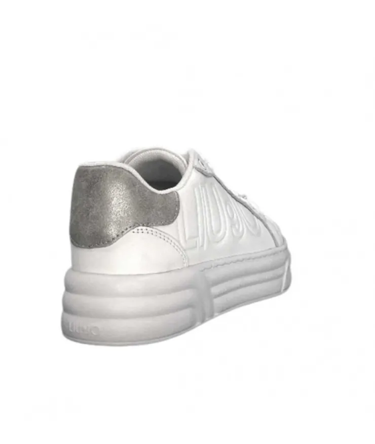 Liu.Jo Ba3005Px3320 Cuir Blanc*Femme Baskets
