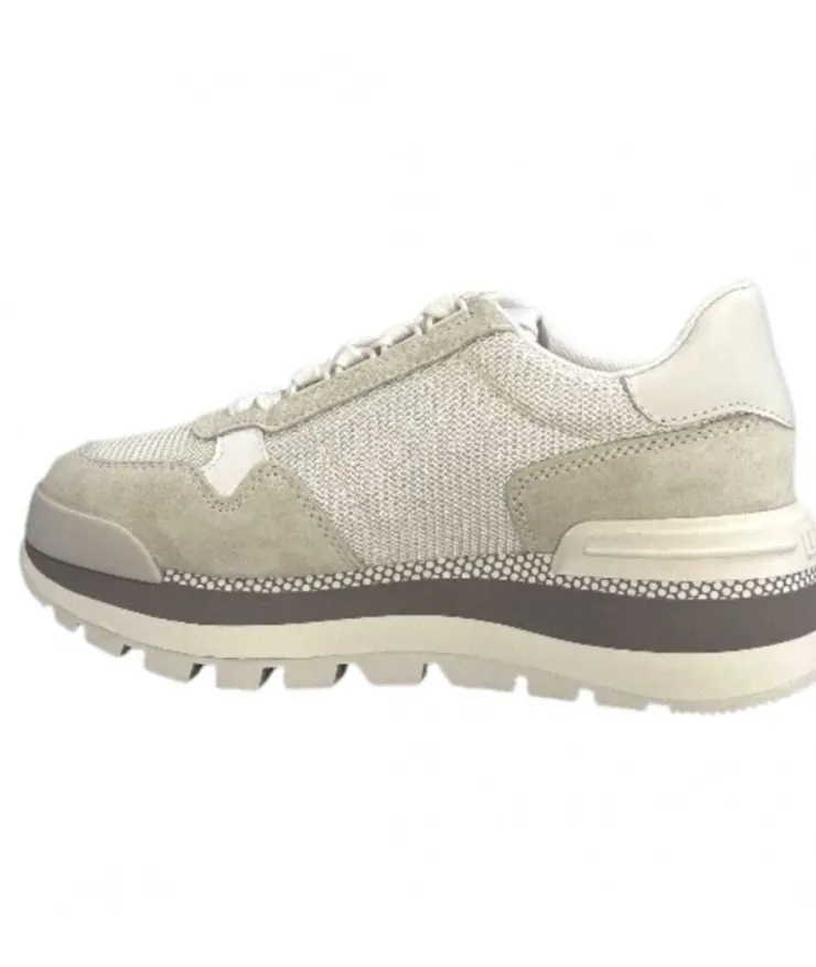 Liu.Jo Ba3119Px0270 Daim Textile Blanc*Femme Baskets