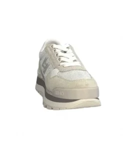 Liu.Jo Ba3119Px0270 Daim Textile Blanc*Femme Baskets