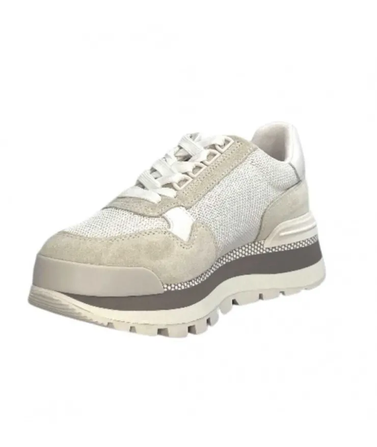 Liu.Jo Ba3119Px0270 Daim Textile Blanc*Femme Baskets
